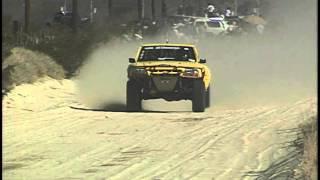 TV Coverage of the 1999 SF250 and a spectator drives the wrong way up the track!